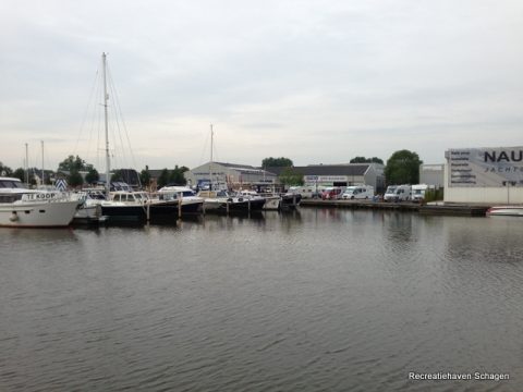 Overzicht van de haven